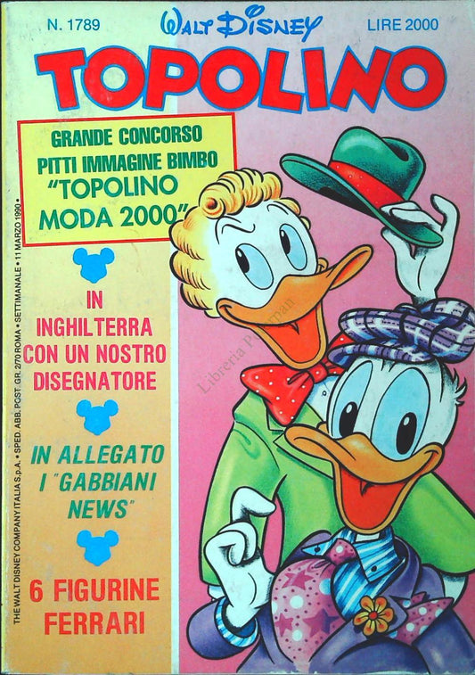 TOPOLINO N. 1789 - 11 MARZO 1990