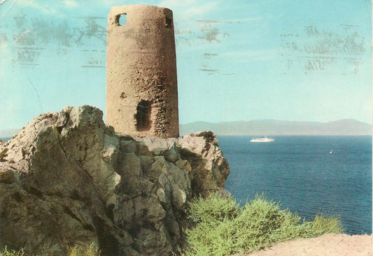 CAGLAIRI - TORRE DEL PREZZEMOLO - ACQUARELLATA - V1961