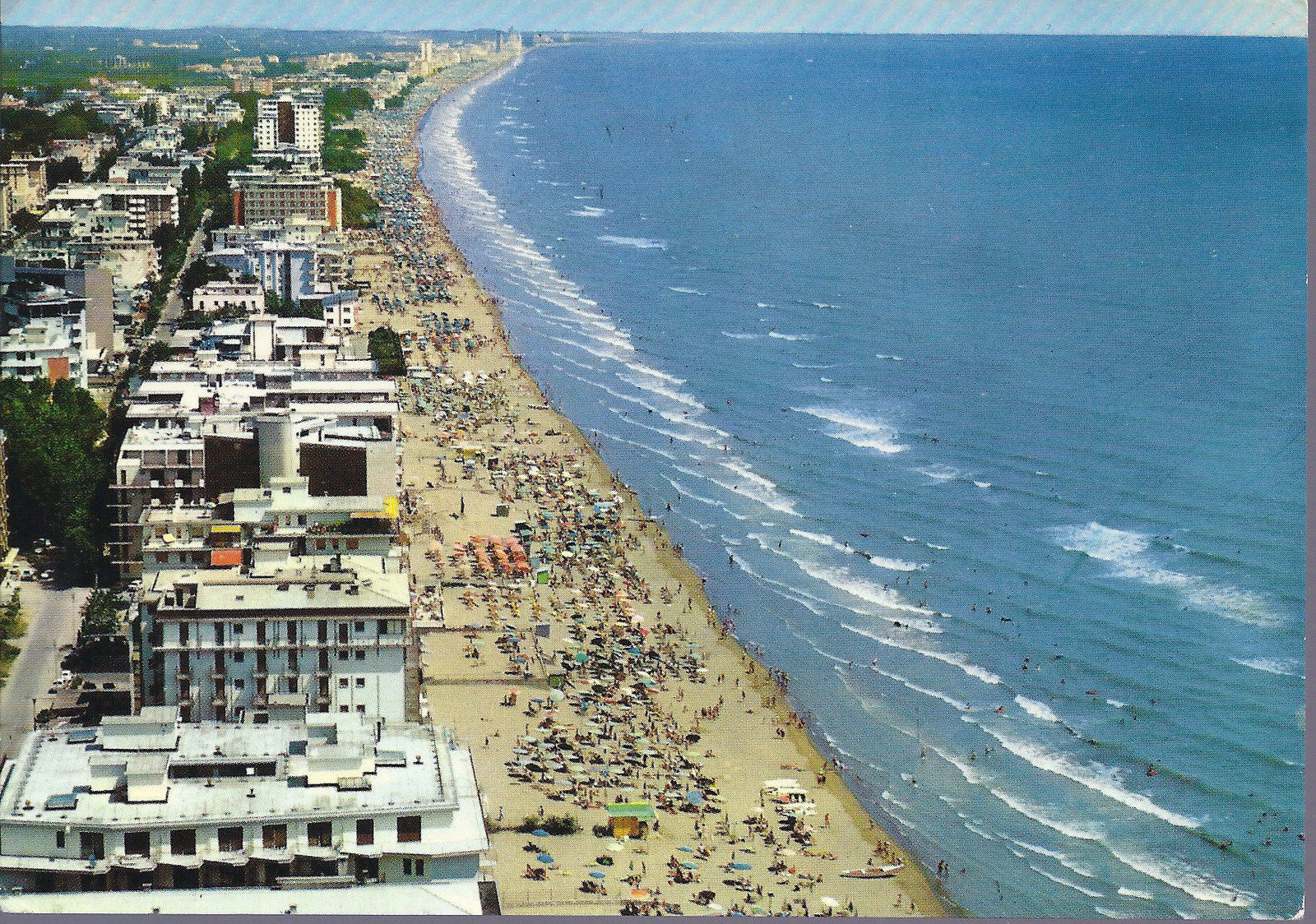 JESOLO LIDO - VEDUTA AEREA - V 1967 - FG