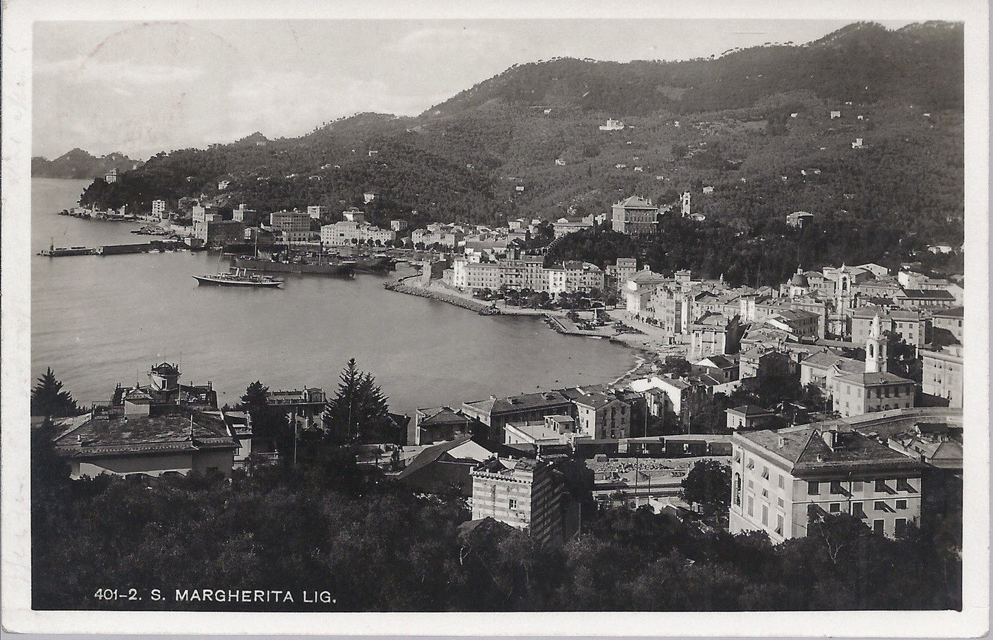 S. MARGHERITA LIGURE  ( Panorama e Porto ) - V 1934 - FP
