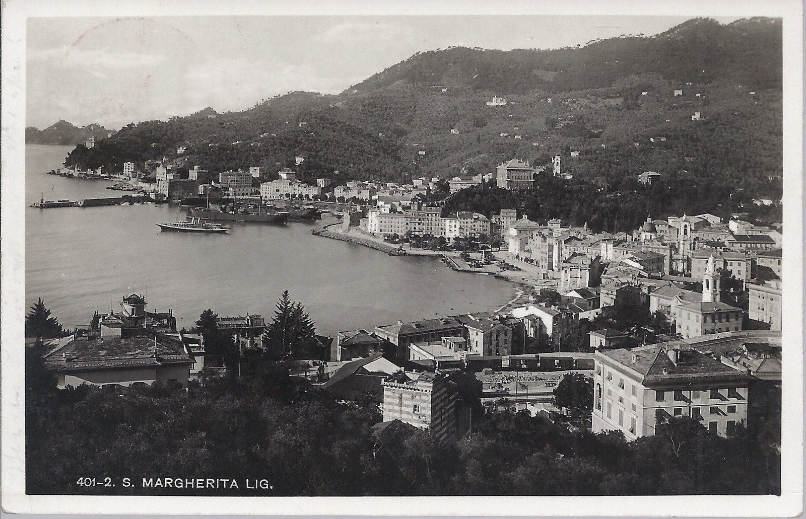 S. MARGHERITA LIGURE  ( Panorama e Porto ) - V 1934 - FP