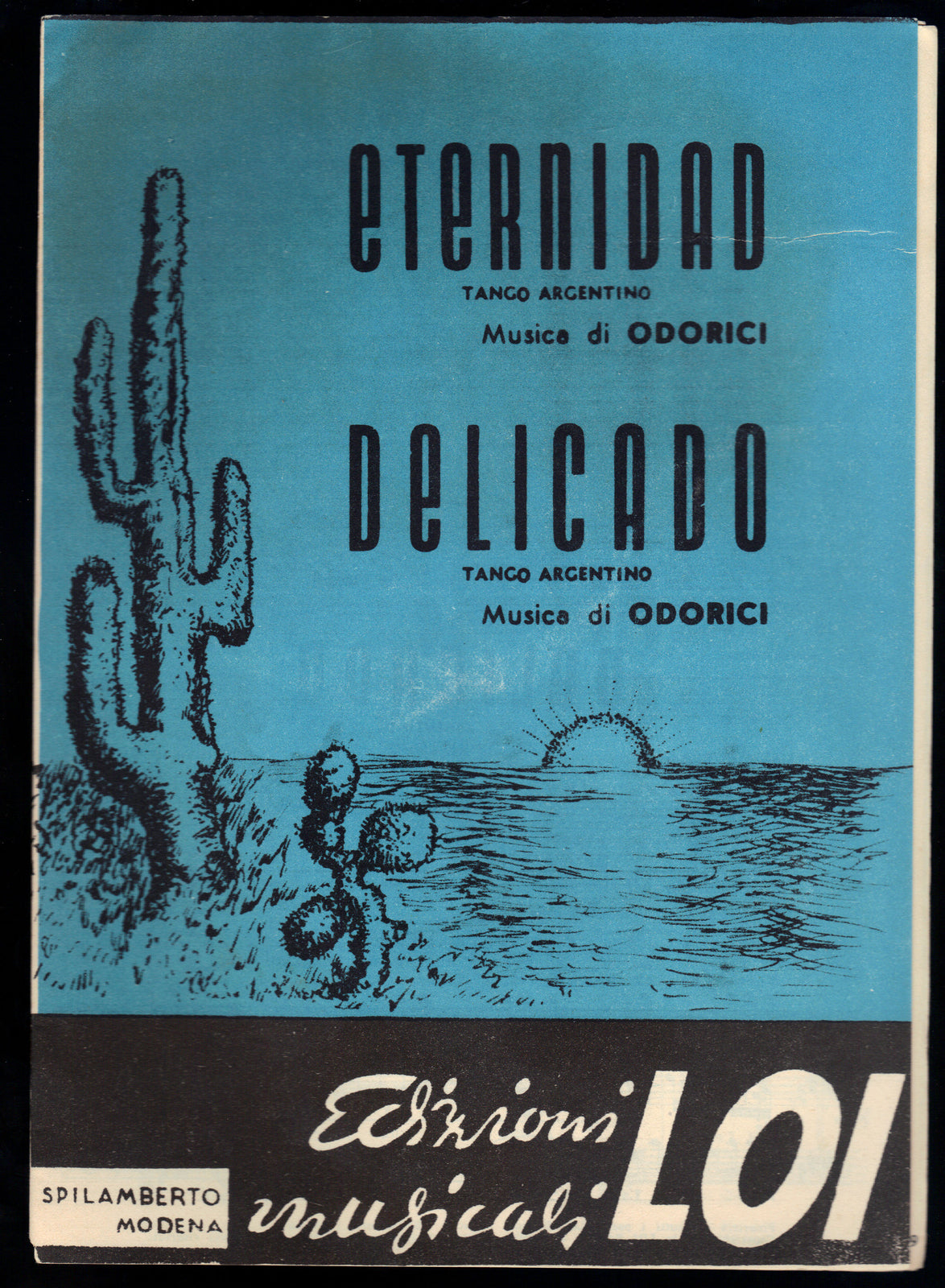 ETERNIDAD - DELICADO - S. Odorici -- SPARTITO