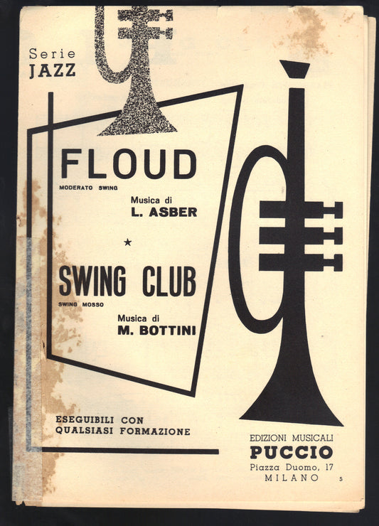 FLOUD   L. Asber - SWING CLUB   M. Bottini -- SPARTITO - Serie Jazz
