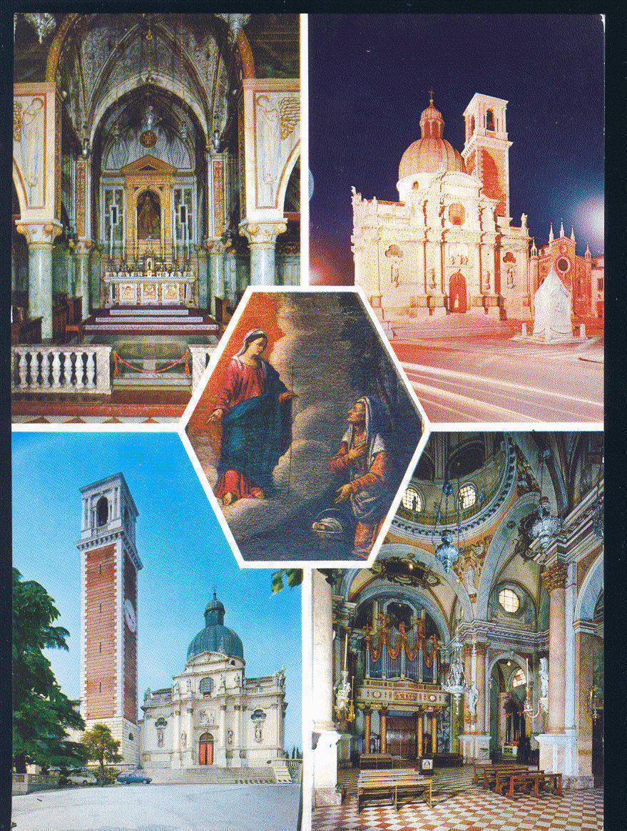 VICENZA - SANTUARIO DI M. BERICO - 5 VEDUTE - V 1968
