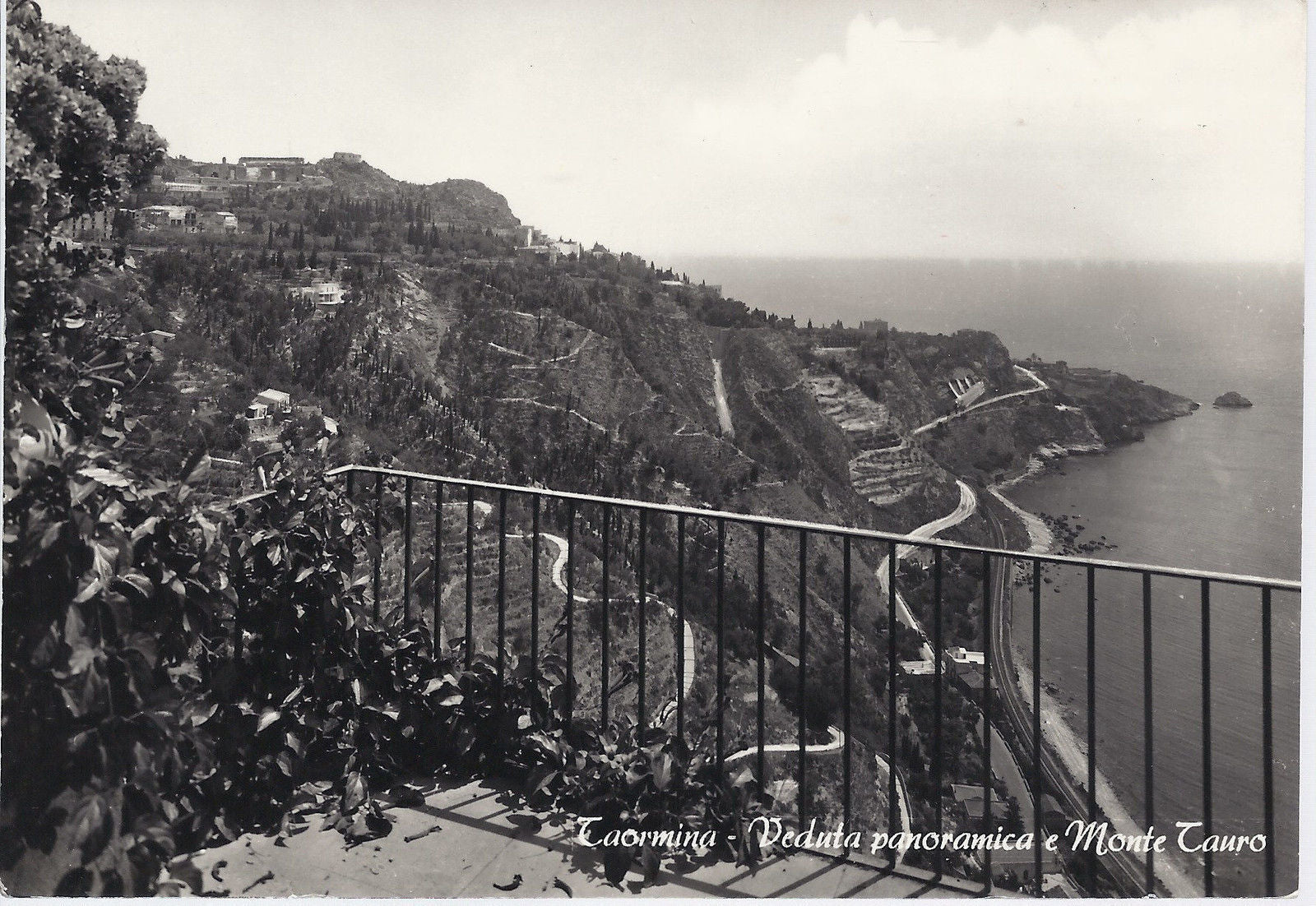 TAORMINA - VEDUTA PANORAMICA E MONTE TAURO - NV - FG