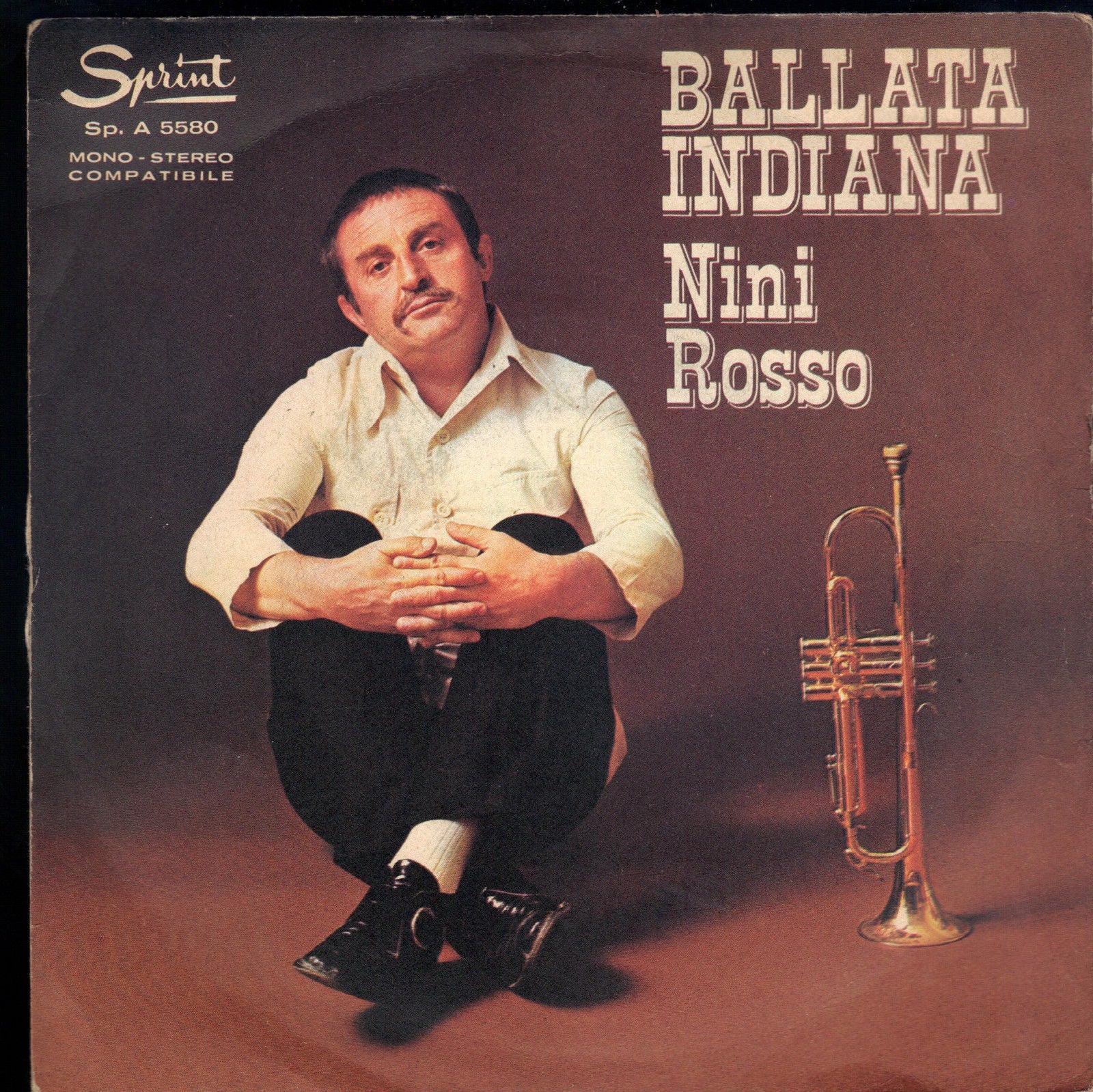 BALLATA INDIANA - SANTO DOMINGO - NINI ROSSO - 45 GIRI