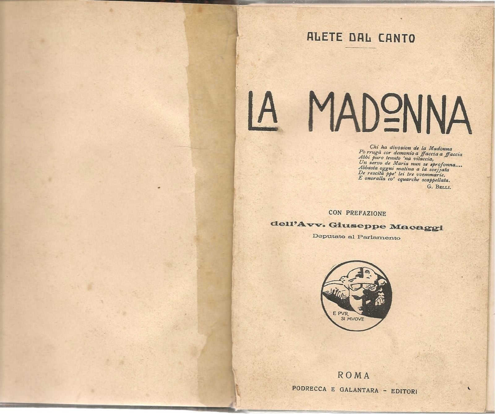 LA MADONNA - ALETE DAL CANTO