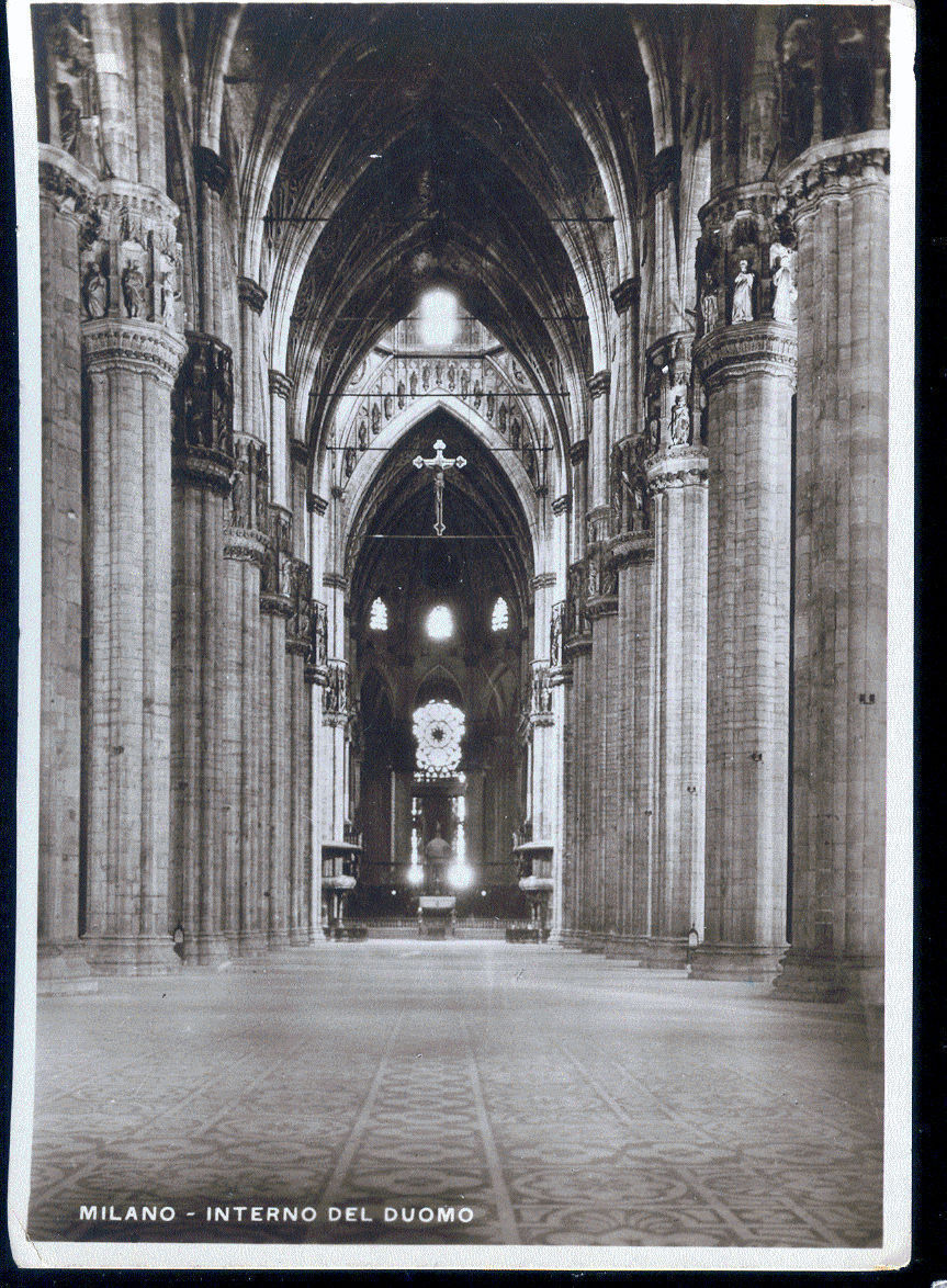 MILANO - INTERNO DEL DUOMO NV