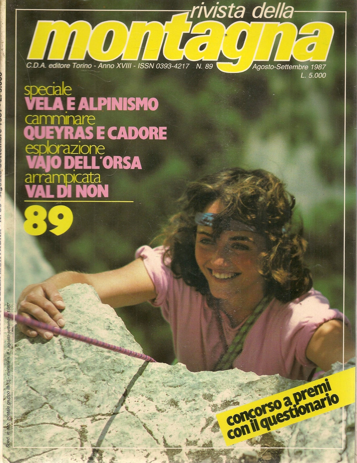 RIVISTA N. 89 - AGOSTO-SETTEMBRE 1987