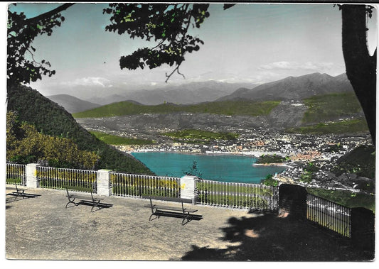 LUGANO VISTA DA LANZO D'INTELVI - V1961 - ACQUARELLATA