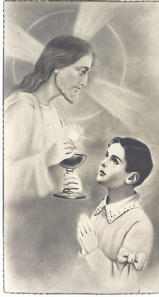 SANTINO - GESU' - PRIMA COMUNIONE - 1935 - AS011-144