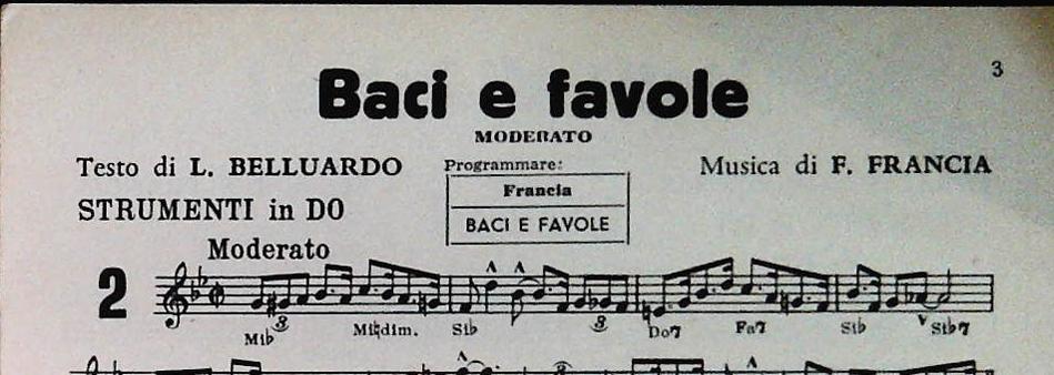 NANDO FRANCIA  IL SUO FOLKLORE- 12 BRANI - SPARTITO-SHEET MUSIC