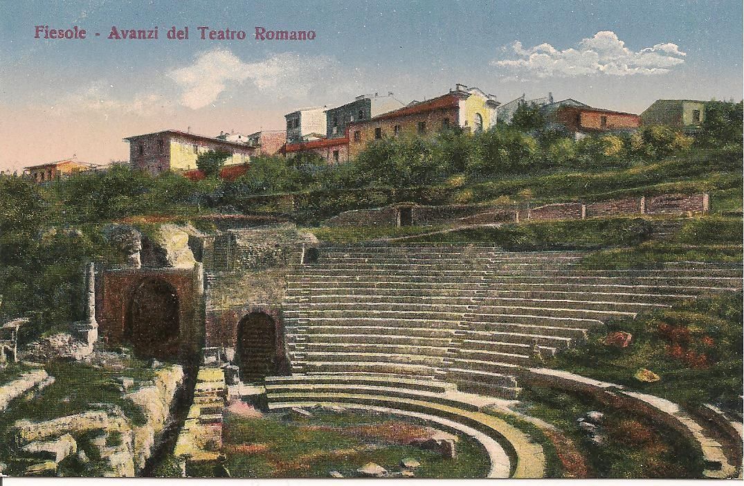 FIESOLE - AVANZI TEATRO ROMANO -NV