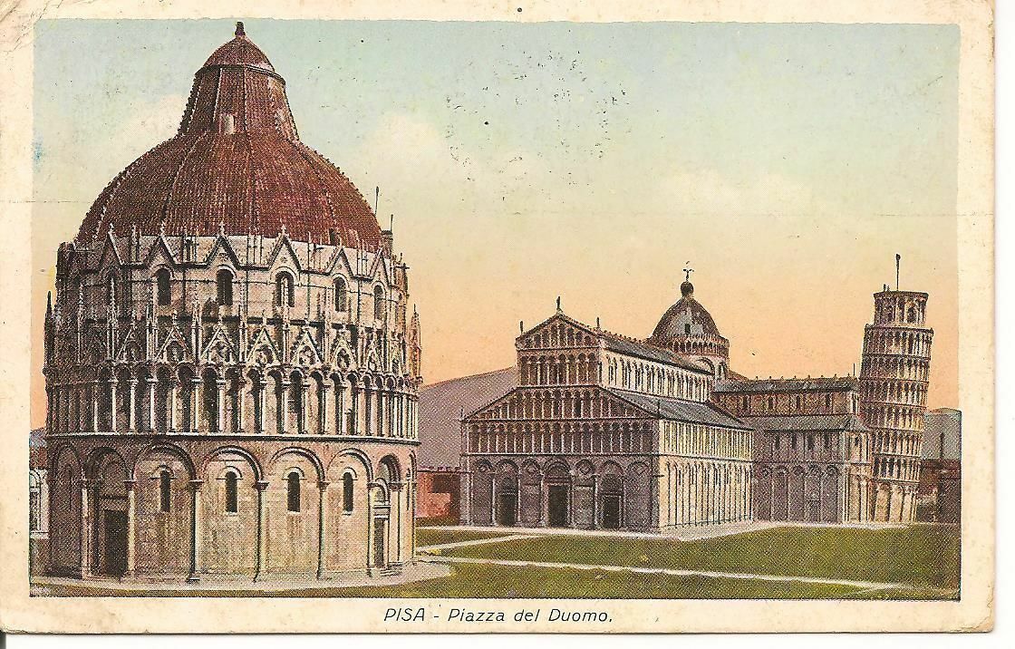 PISA - PIAZZA DEL DUOMO - COLORATA - V1931