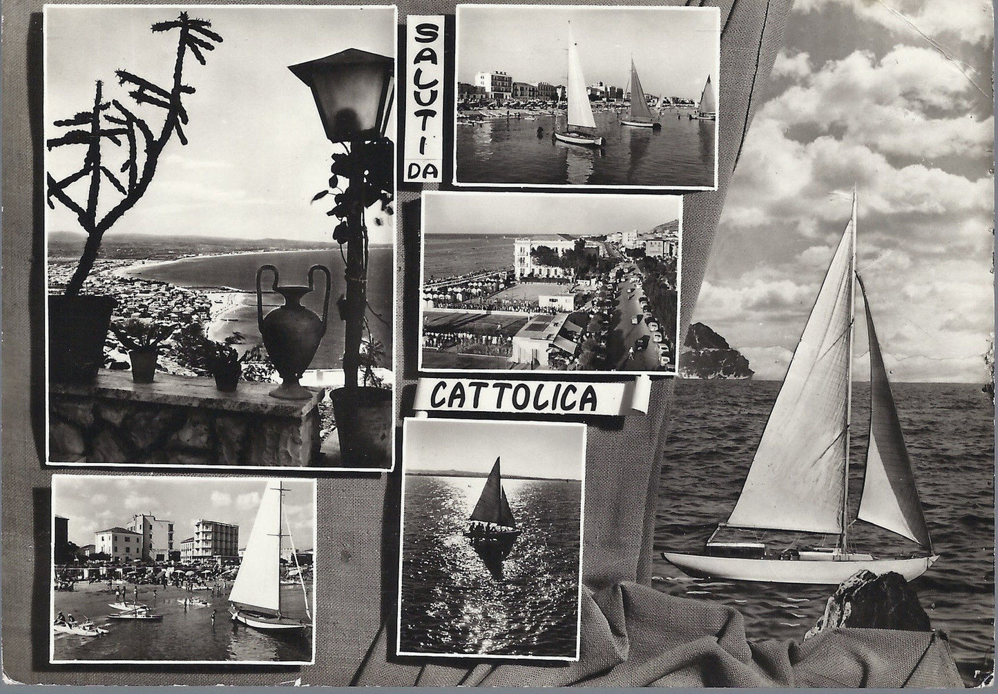 CATTOLICA - SALUTI - 5 VEDUTE - V1962