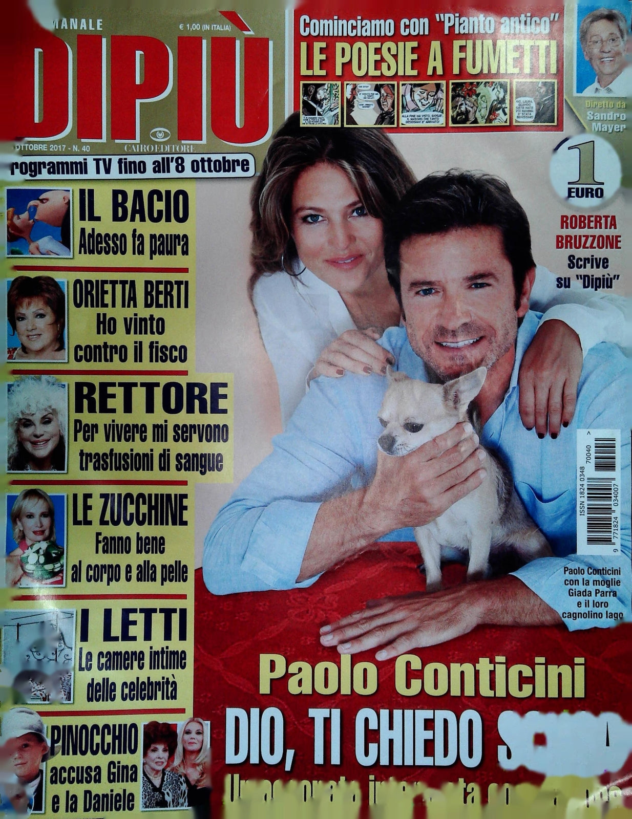 DIPIU' 9 OTTOBRE 2017 - CONTICINI-ORIETTA BERTI-RETTORE-