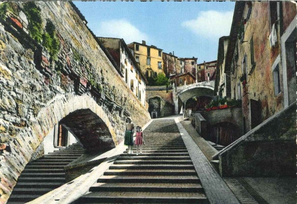 PERUGIA - LA VIA APPIA - NV - ACQUARELLATA