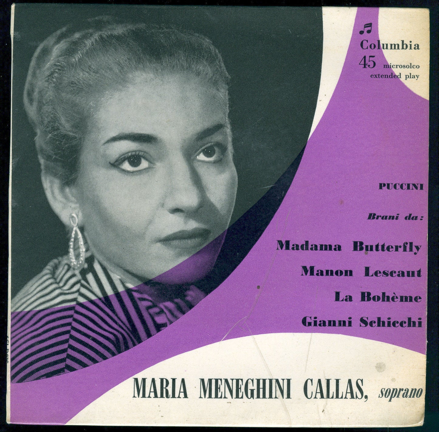MADAMA BUTTERFLY, MANON LESCOT, BOHEME, GIANNI SCHICCHI # MARIA MENEGHINI CALLAS