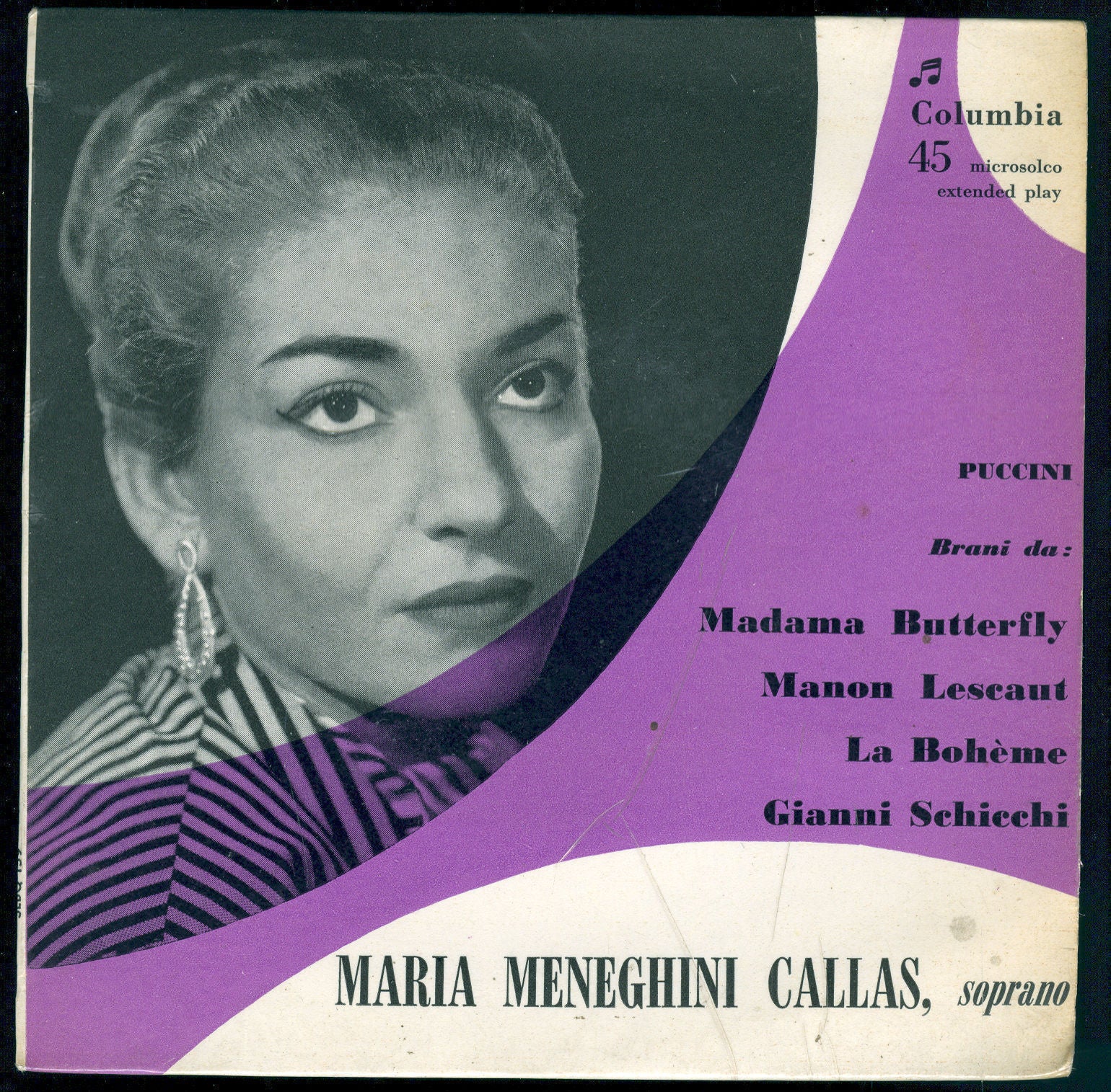 MADAMA BUTTERFLY, MANON LESCOT, BOHEME, GIANNI SCHICCHI # MARIA MENEGHINI CALLAS