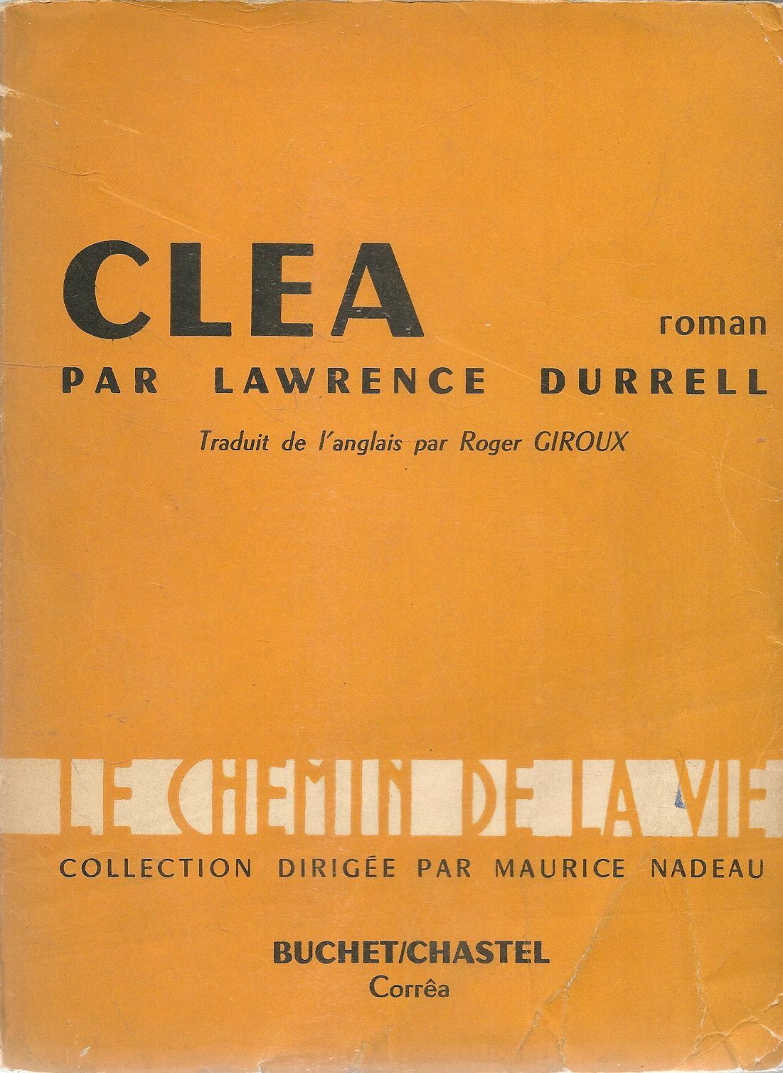CLEA - LAWRENCE DURRELL - FRENCH TEXT