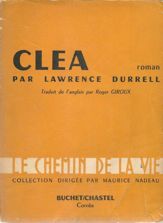 CLEA - LAWRENCE DURRELL - FRENCH TEXT