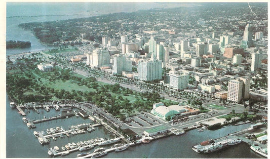 MIAMI - FLORIDA - PANORAMA AEREO - V1959
