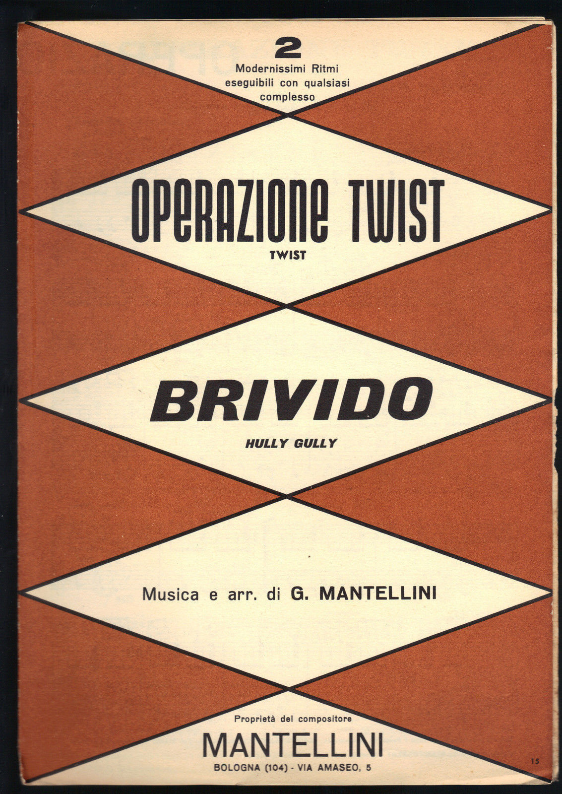 OPERAZIONE TWIST - BRIVIDO (G. Mantellini) # SPARTITO