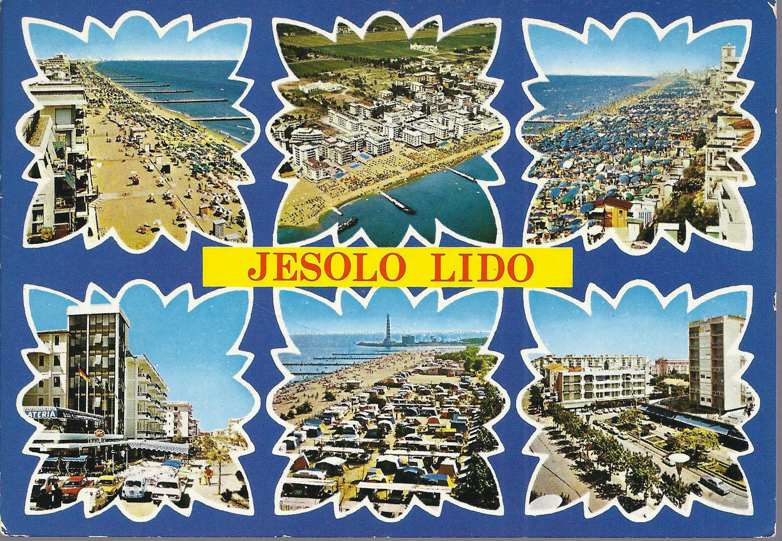 JESOLO LIDO - 6 VEDUTE - V 1977 - FG