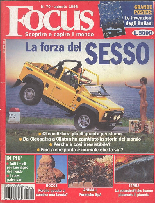 FOCUS N 70  - AGOSTO 1998