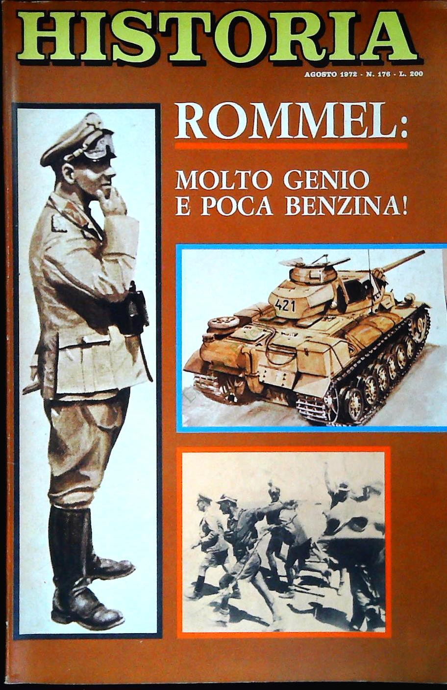 HISTORIA N. 176 - AGOSTO 1972 - ROMMEL