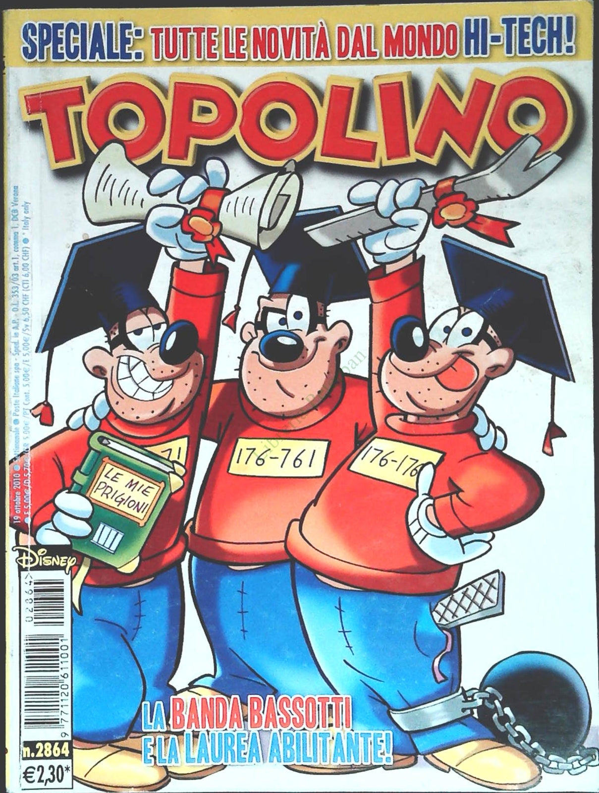 TOPOLINO N. 2864 - 19 OTTOBRE 2010
