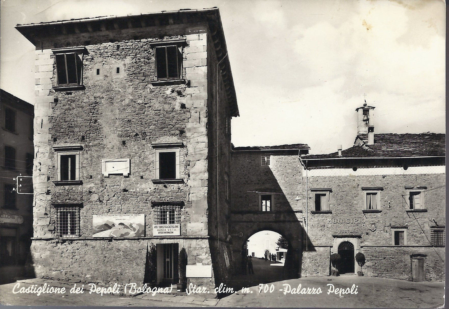 CASTIGLIONE DEI PEPOLI - PALAZZO PEPOLI - V 1958 - FG