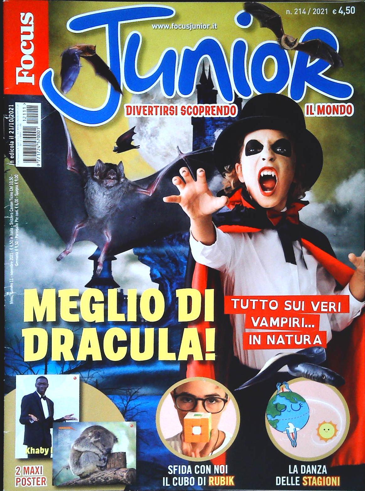 FOCUS JUNIOR N. 14 - MEGLIO DI DRACULA - OUTLET DEL LIBRO