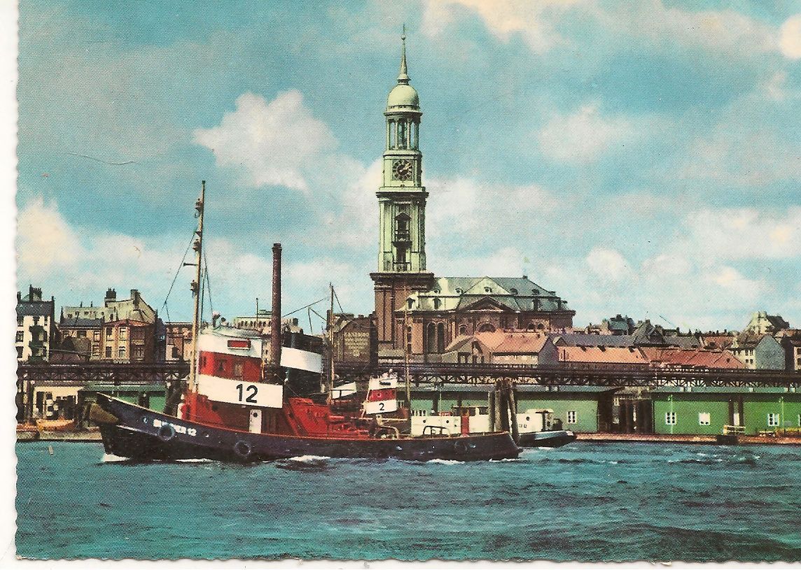 HAMBURG - HAFEN UND MICHAELSKIRCHE - NV