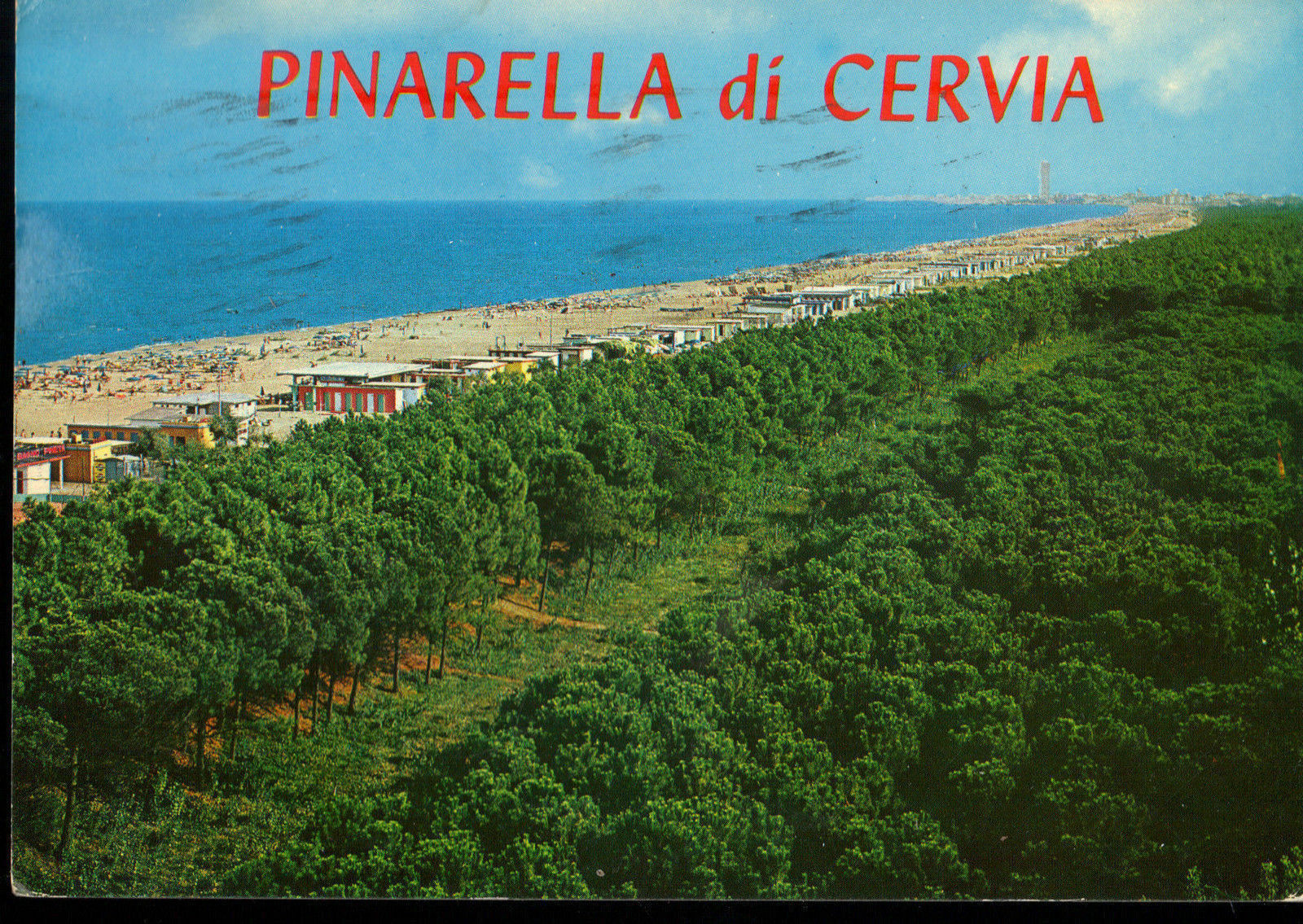 PINARELLA DI CERVIA - SPIAGGIA E PINETA - V1977