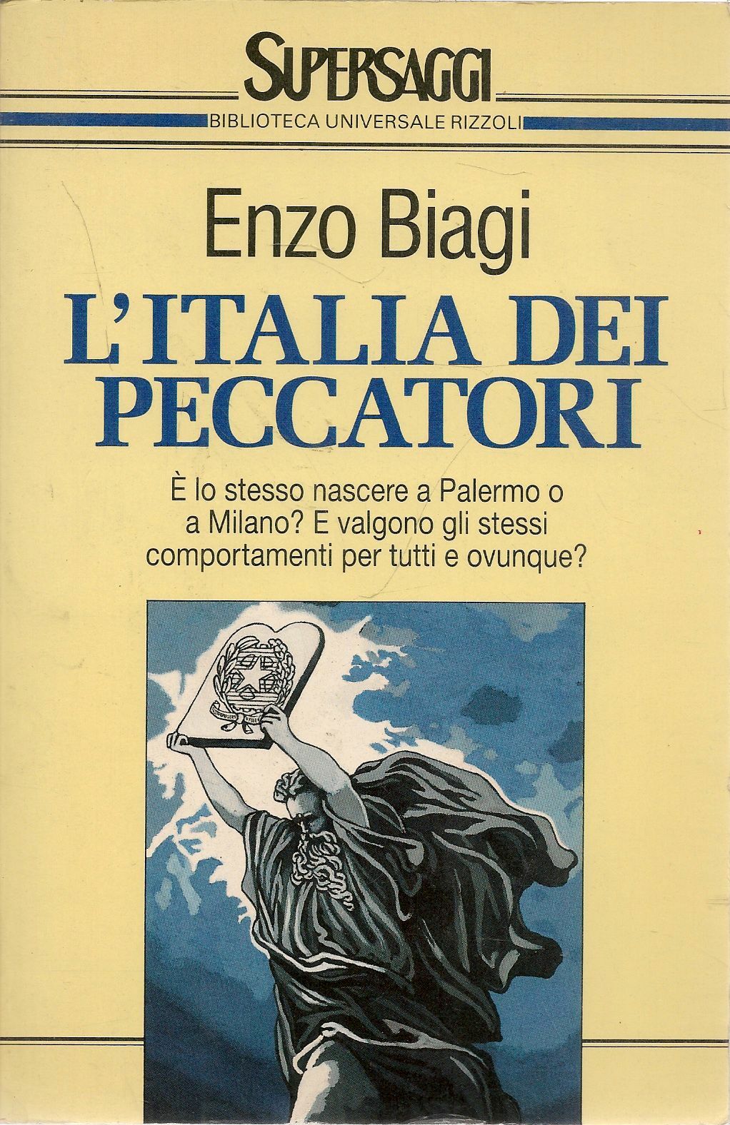 L'ITALIA DEI PECCATORI - ENZO BIAGI - SUPERBUR 1994