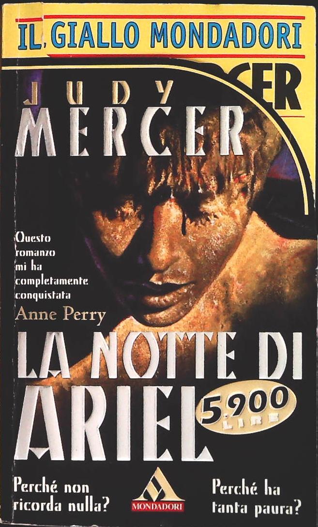 LA NOTTE DI ARIEL - JUDY MERCER - GIALLO MOMNDADORI N. 2498