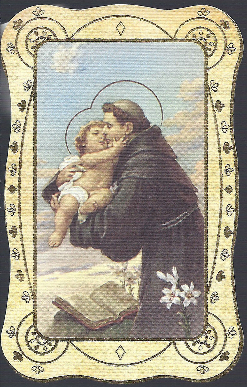 S. ANTONIO DI PADOVA E GESU BAMBINO' - SANTINO - AS013-