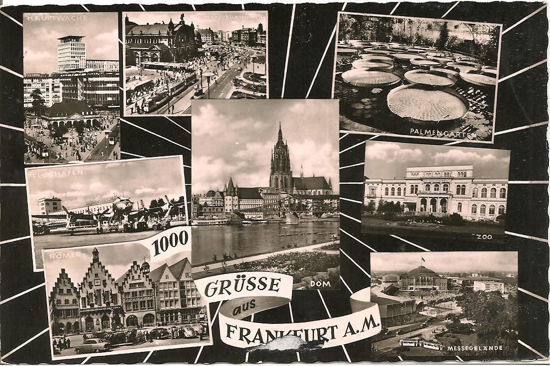 FRANCOFORTE/FRANKFURT A.M. - 8 VEDUTE/8 BILDER - V1961