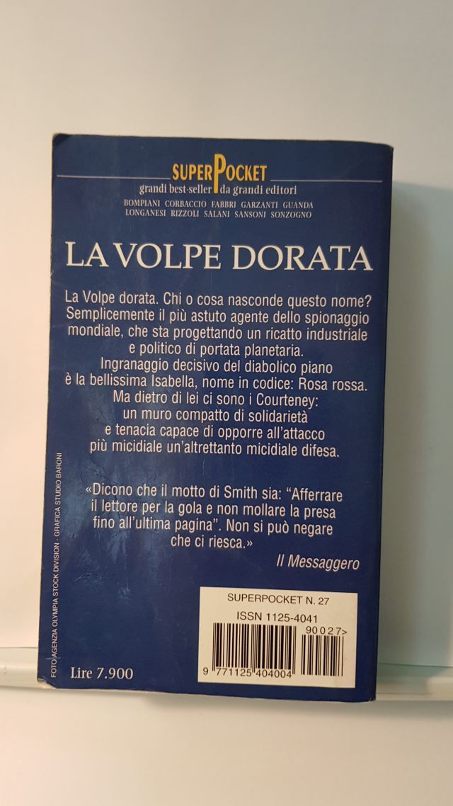 LA VOLPE DORATA - WILBUR SMITH  SUPEPOCKET 1999