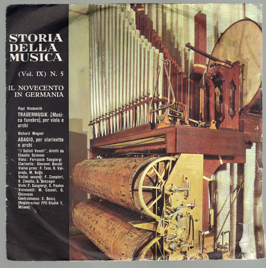 STORIA DELLA MUSICA - VOL IX  N. 5 - IL NOVECENTO IN GERMANIA