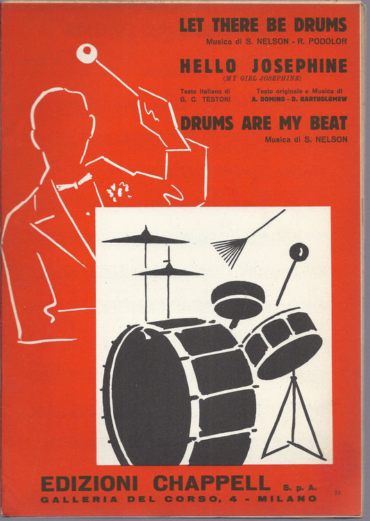 LET THERE BE DRUMS - HELLO JOSEPHINE - DRUMS ARE MY BEAT # SPARTITO