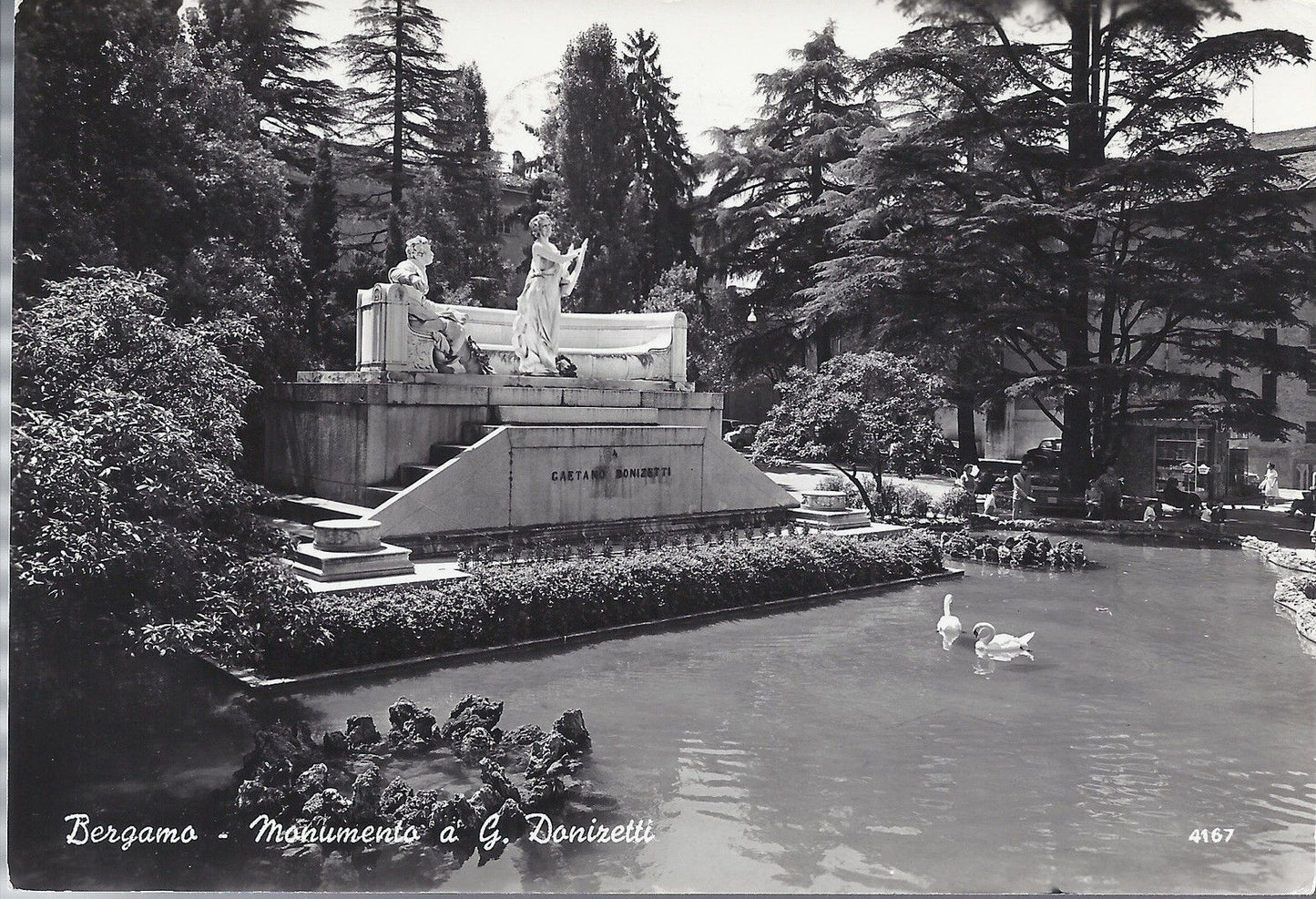 BERGAMO - MONUMENTO A G. DONIZETTI - V 1963 - FG