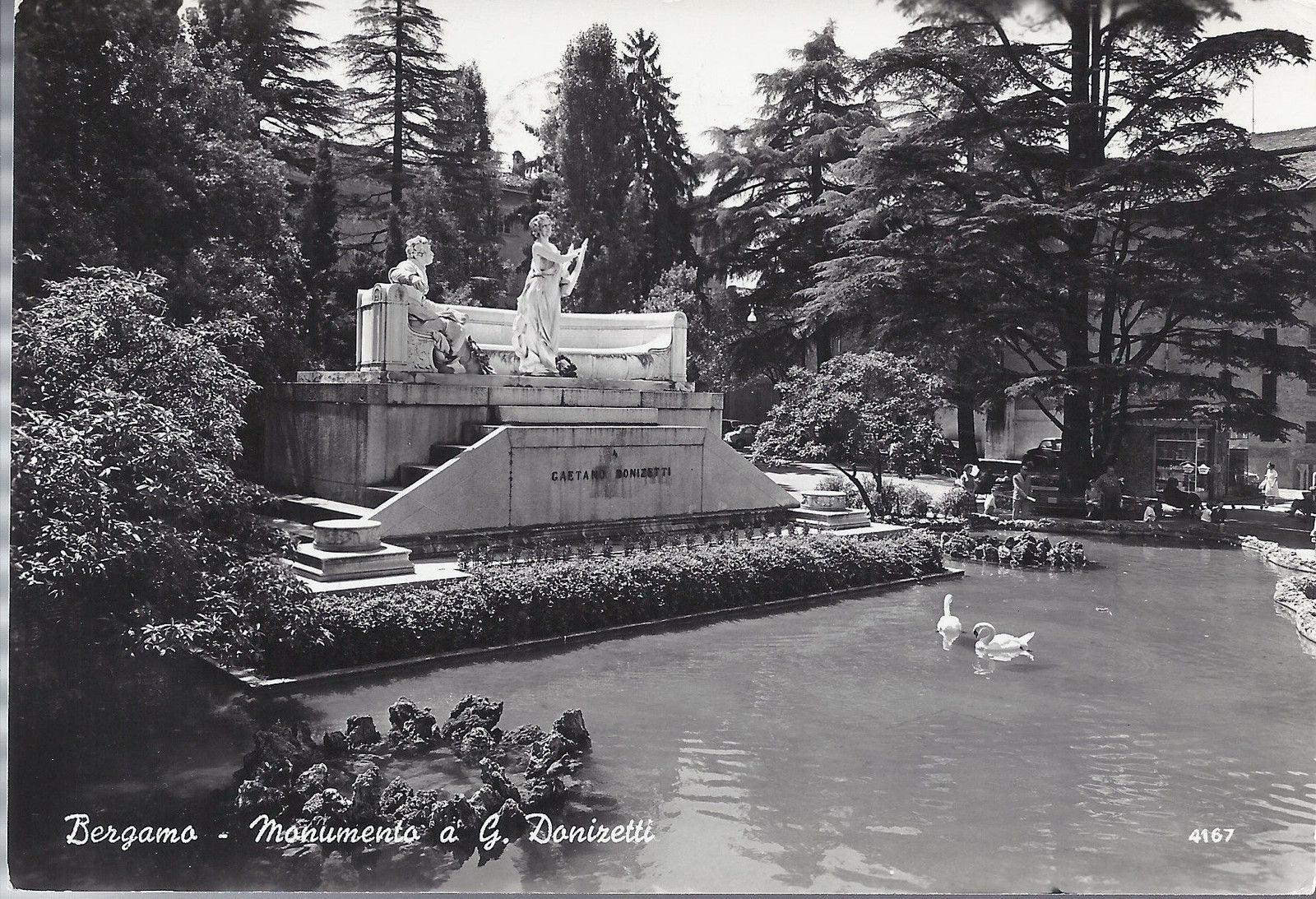 BERGAMO - MONUMENTO A G. DONIZETTI - V 1963 - FG