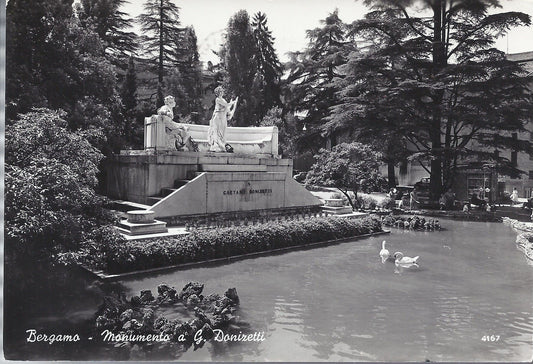 BERGAMO - MONUMENTO A G. DONIZETTI - V 1963 - FG