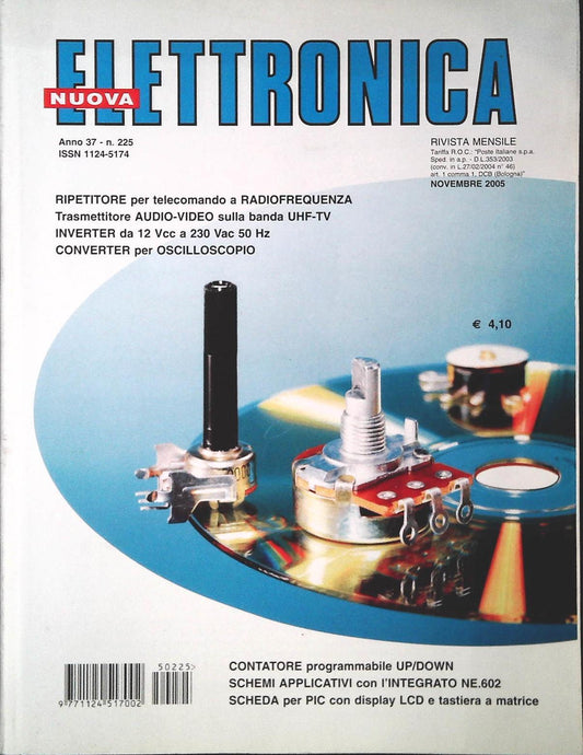 NUOVA ELETTRONICA N. 225 - NOVEMBRE 2005 - OUTLET DEL LIBRO