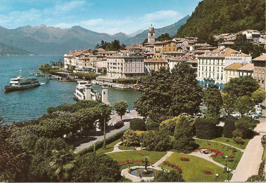 BELLAGIO - LAGO DI COMO - PANORAMA - ACQUARELLATA - NV
