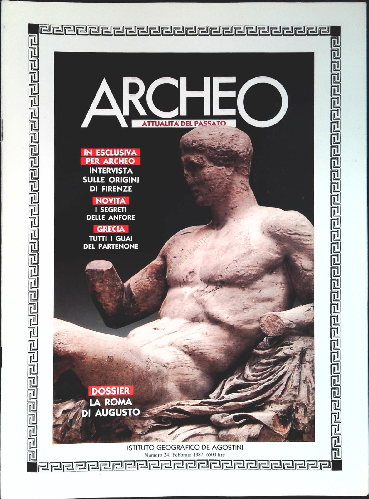 ARCHEO N. 24 - FEBBRAIO 1987 - PRIVO DI DOSSIER