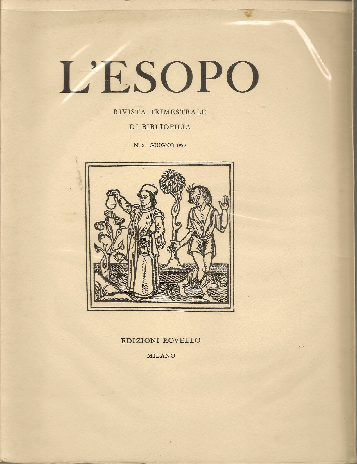 L'ESOPO N. 6 GIUGNO 1980 - RIVISTA TRIMESTRALE DI BIBLIOFILIA