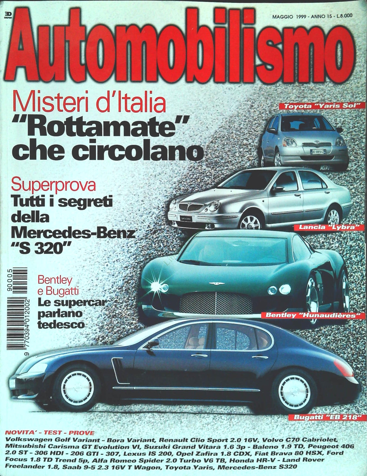 AUTOMOBILISMO MAGGIO 1999 - MERCENDES-BENZ S 320